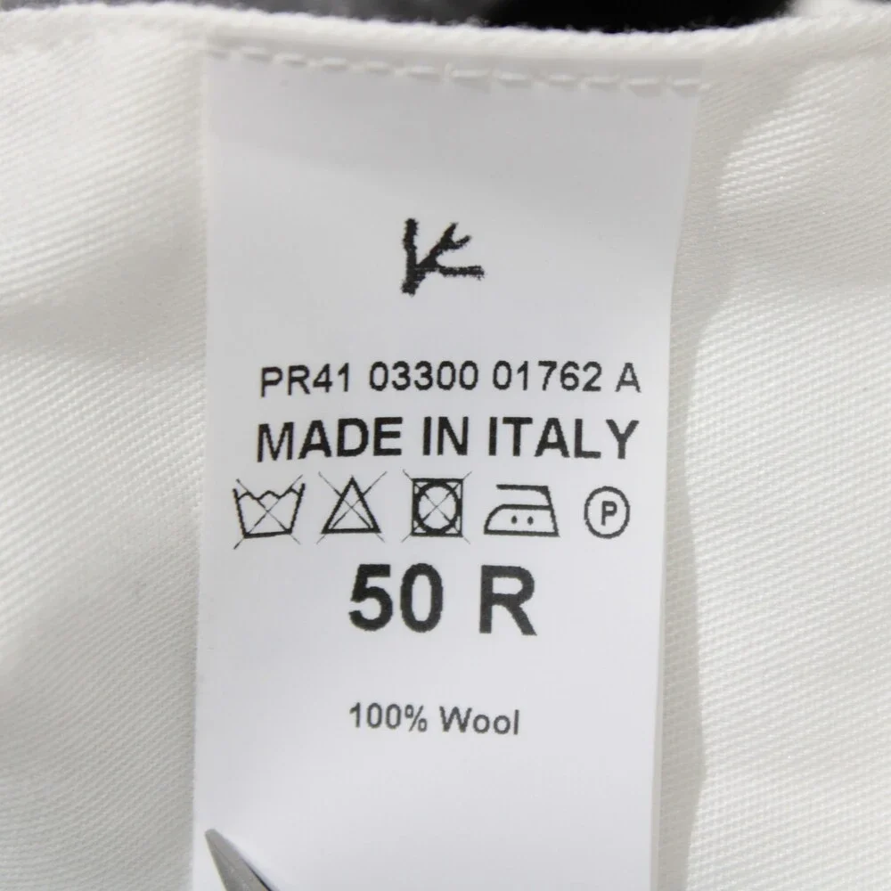 Isaia NWT Dress Pants Size 50 (US 34) Regular Fit in Gray Melange 100% Wool